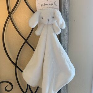 White Bunny Lovey Blanket for kids